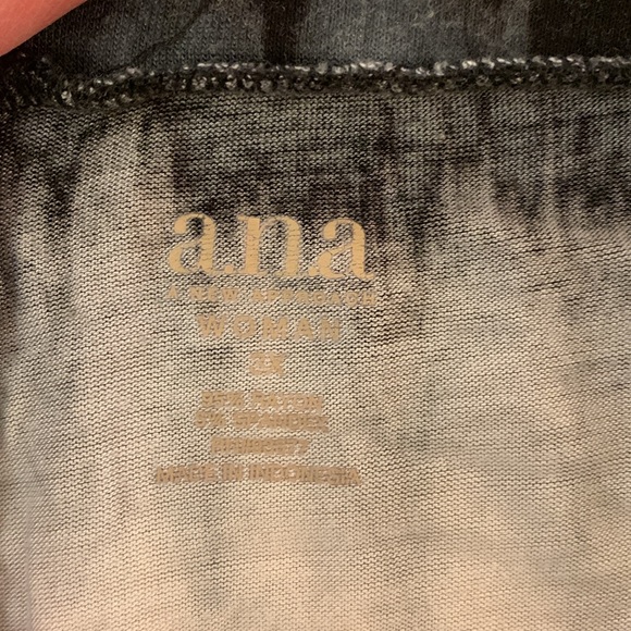 A.n.a brand  tye dye black and white maxi skirt. Semi sheer. - Picture 5 of 7